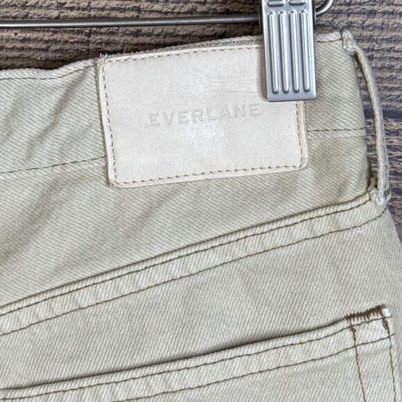 Everlane The Denim Short Tan Sand Size 25 - Picture 7 of 9